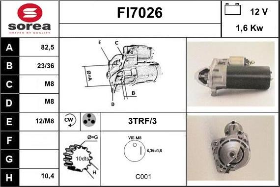 Sera FI7026 - Starteris ps1.lv