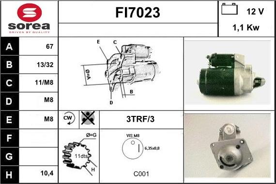 Sera FI7023 - Starteris ps1.lv