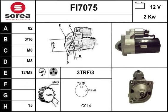 Sera FI7075 - Starteris ps1.lv