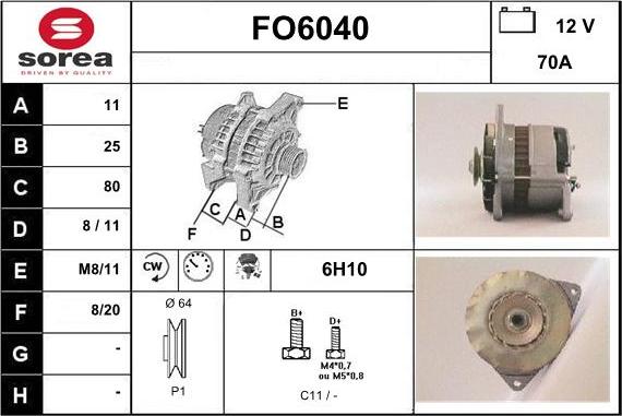 Sera FO6040 - Ģenerators ps1.lv