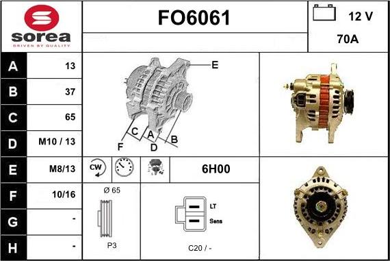 Sera FO6061 - Ģenerators ps1.lv