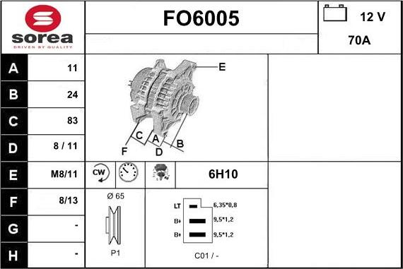 Sera FO6005 - Ģenerators ps1.lv