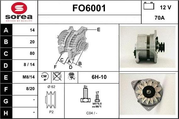 Sera FO6001 - Ģenerators ps1.lv