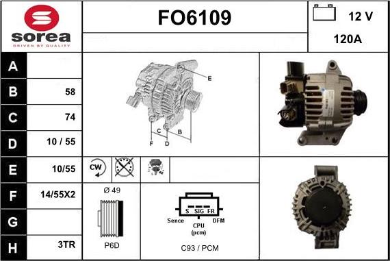 Sera FO6109 - Ģenerators ps1.lv