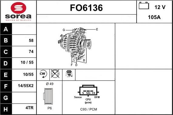 Sera FO6136 - Ģenerators ps1.lv