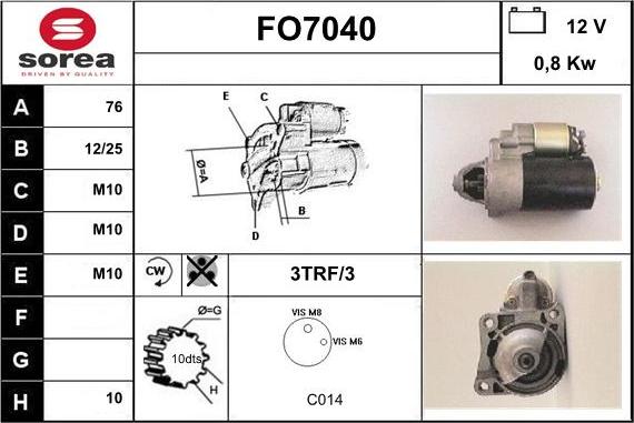 Sera FO7040 - Starteris ps1.lv