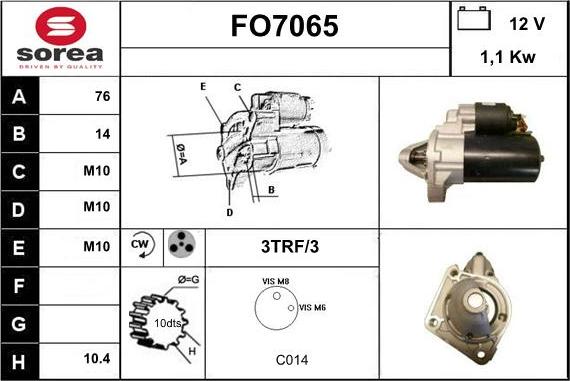 Sera FO7065 - Starteris ps1.lv