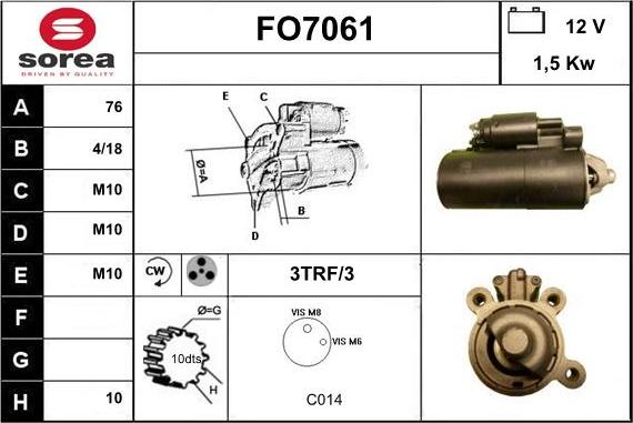 Sera FO7061 - Starteris ps1.lv