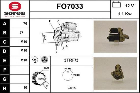 Sera FO7033 - Starteris ps1.lv