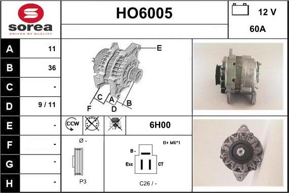 Sera HO6005 - Ģenerators ps1.lv