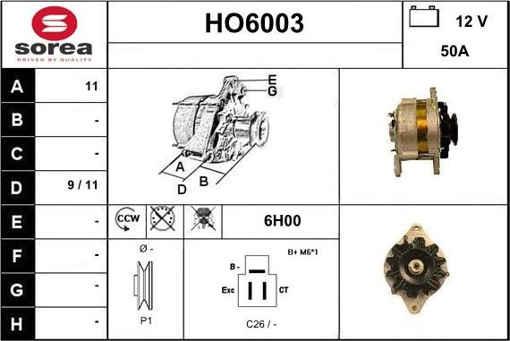 Sera HO6003 - Ģenerators ps1.lv