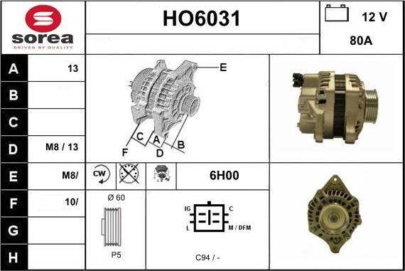 Sera HO6031 - Ģenerators ps1.lv