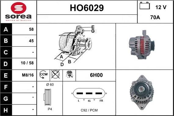 Sera HO6029 - Ģenerators ps1.lv