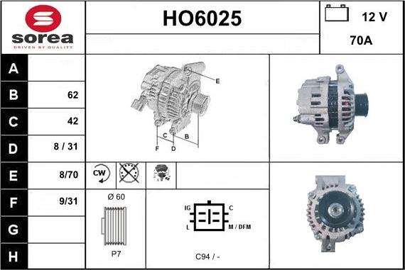 Sera HO6025 - Ģenerators ps1.lv