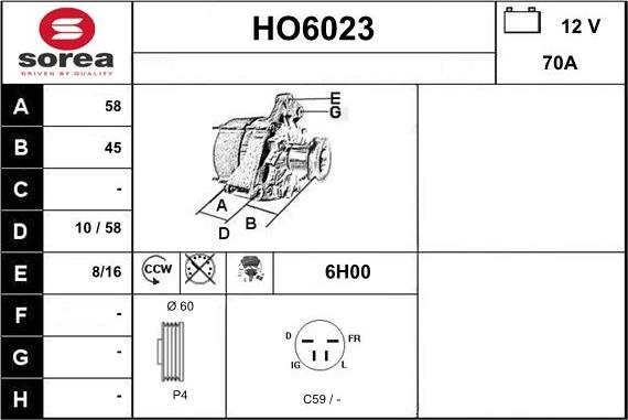 Sera HO6023 - Ģenerators ps1.lv