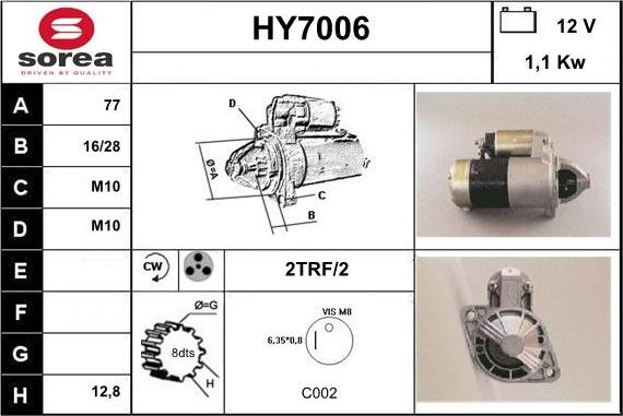 Sera HY7006 - Starteris ps1.lv