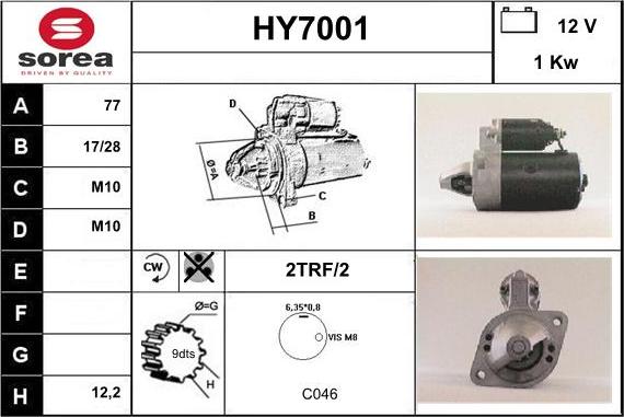 Sera HY7001 - Starteris ps1.lv