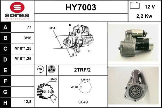 Sera HY7003 - Starteris ps1.lv