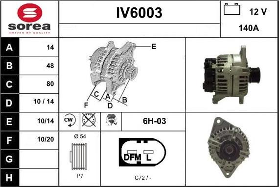 Sera IV6003 - Ģenerators ps1.lv