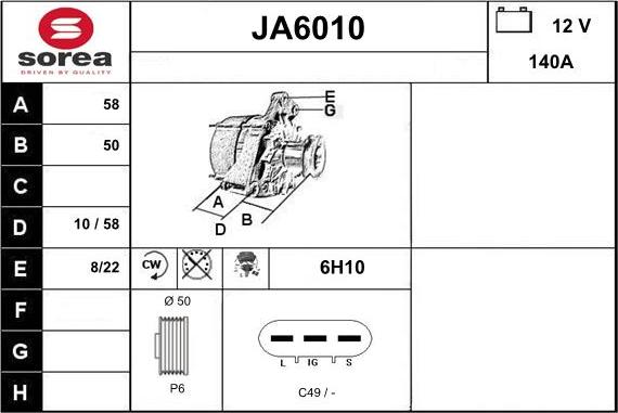 Sera JA6010 - Ģenerators ps1.lv