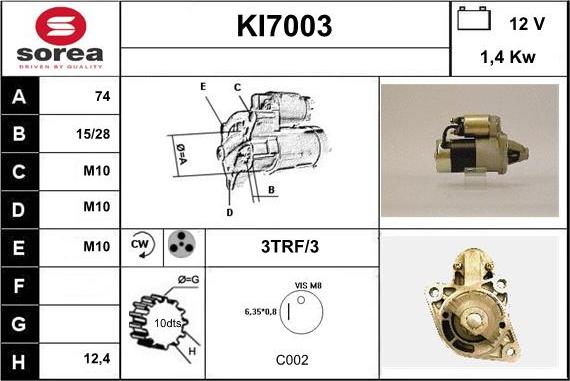 Sera KI7003 - Starteris ps1.lv