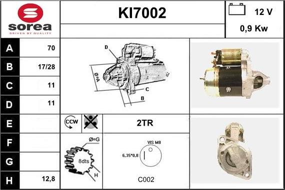 Sera KI7002 - Starteris ps1.lv