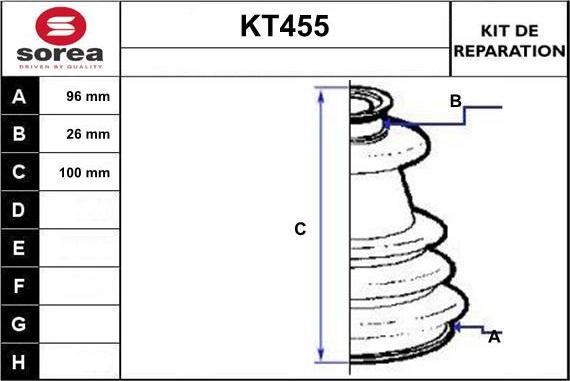 Sera KT455 - Putekļusargs, Piedziņas vārpsta ps1.lv