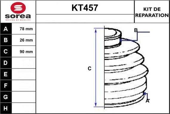 Sera KT457 - Putekļusargs, Piedziņas vārpsta ps1.lv