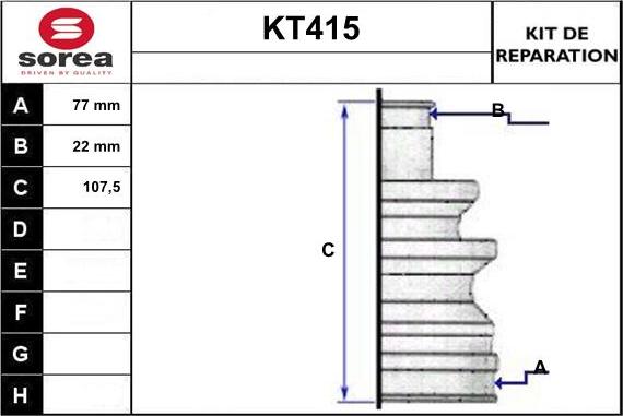 Sera KT415 - Putekļusargs, Piedziņas vārpsta ps1.lv