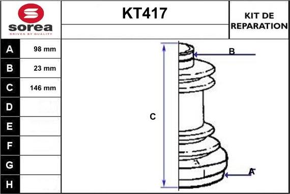 Sera KT417 - Putekļusargs, Piedziņas vārpsta ps1.lv