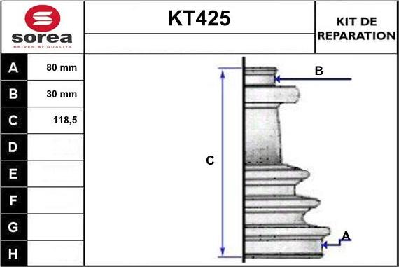 Sera KT425 - Putekļusargs, Piedziņas vārpsta ps1.lv