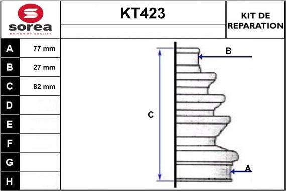 Sera KT423 - Putekļusargs, Piedziņas vārpsta ps1.lv