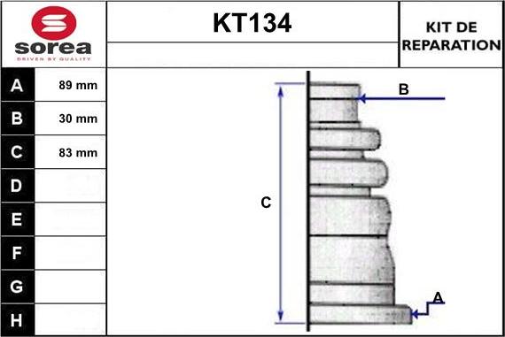 Sera KT134 - Putekļusargs, Piedziņas vārpsta ps1.lv