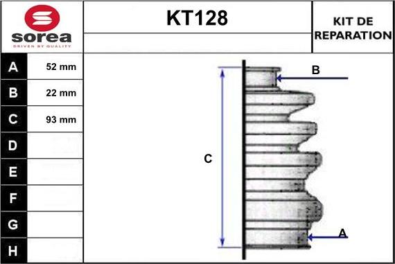 Sera KT128 - Putekļusargs, Piedziņas vārpsta ps1.lv