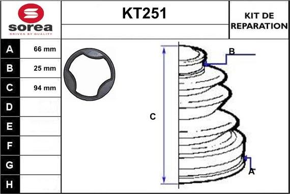 Sera KT251 - Putekļusargs, Piedziņas vārpsta ps1.lv