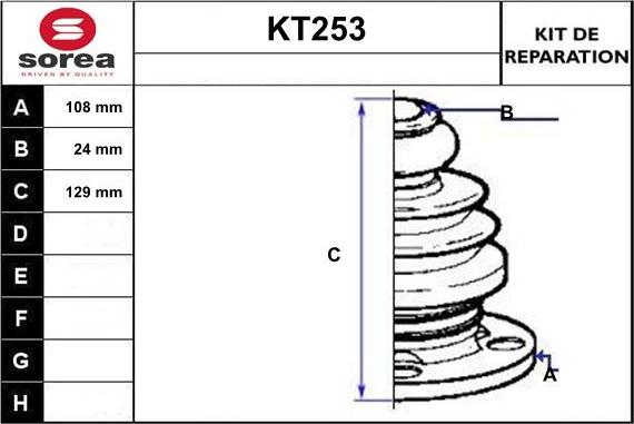 Sera KT253 - Putekļusargs, Piedziņas vārpsta ps1.lv