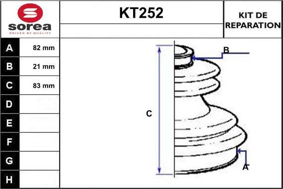 Sera KT252 - Putekļusargs, Piedziņas vārpsta ps1.lv