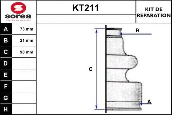 Sera KT211 - Putekļusargs, Piedziņas vārpsta ps1.lv