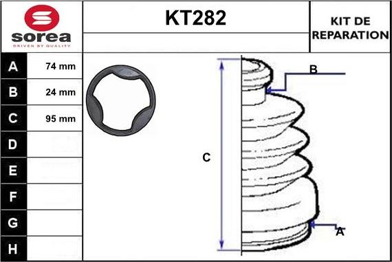 Sera KT282 - Putekļusargs, Piedziņas vārpsta ps1.lv