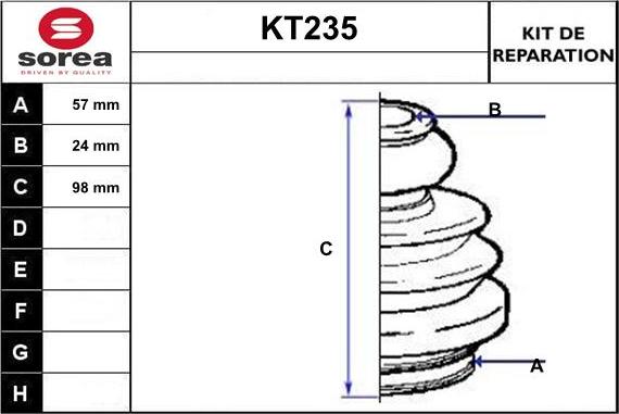 Sera KT235 - Putekļusargs, Piedziņas vārpsta ps1.lv