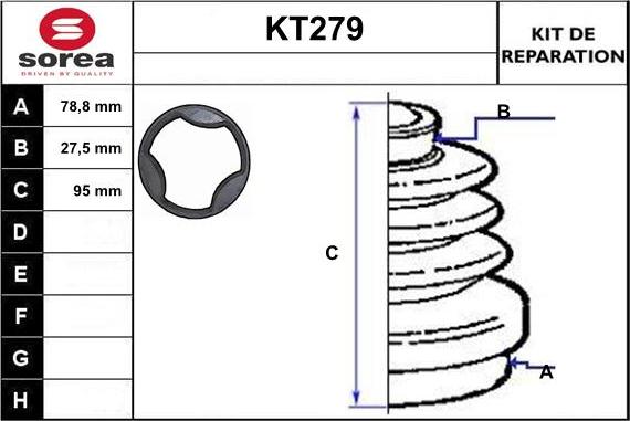 Sera KT279 - Putekļusargs, Piedziņas vārpsta ps1.lv