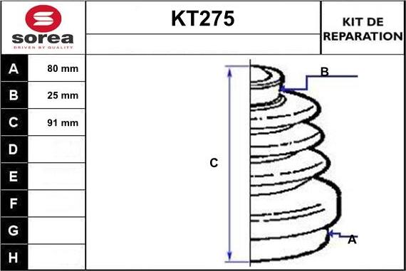 Sera KT275 - Putekļusargs, Piedziņas vārpsta ps1.lv