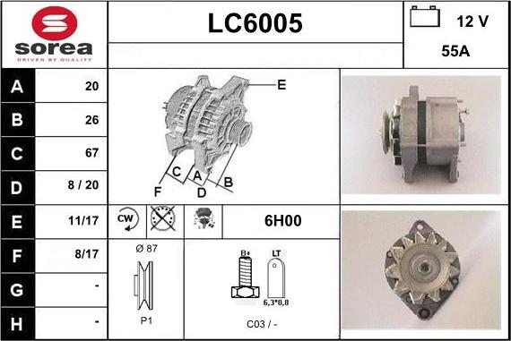 Sera LC6005 - Ģenerators ps1.lv