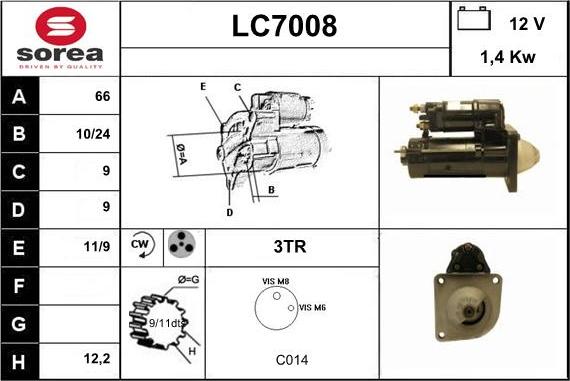 Sera LC7008 - Starteris ps1.lv