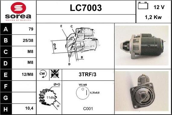 Sera LC7003 - Starteris ps1.lv