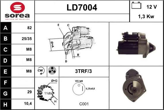 Sera LD7004 - Starteris ps1.lv