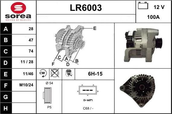 Sera LR6003 - Ģenerators ps1.lv