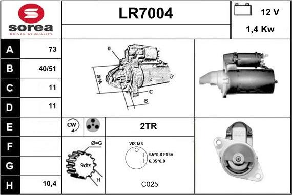 Sera LR7004 - Starteris ps1.lv