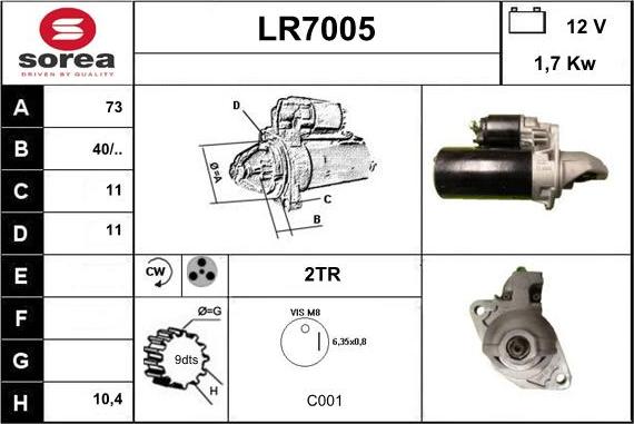 Sera LR7005 - Starteris ps1.lv