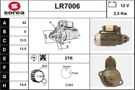 Sera LR7006 - Starteris ps1.lv